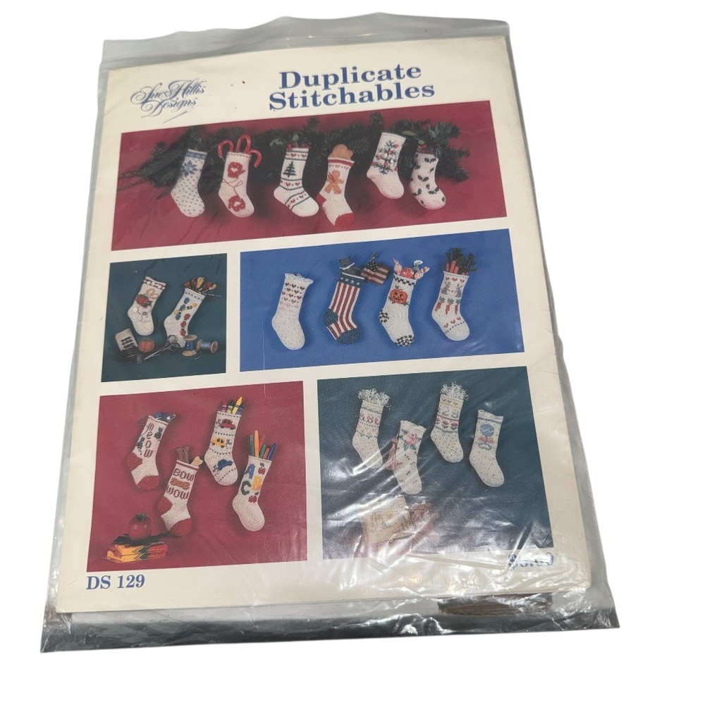 Sue Hillis Designs Duplicate Stitchable Holiday Stocking Cross Stitch Kit DS 129